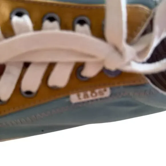 Taos Shoes Womens Star Canvas Lace Up Casual Comfort Sneakers Pink Multi 7.5145 - Picture 7 of 9